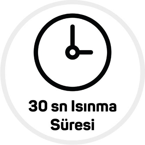 30 SANİYE ISINMA SÜRESİ