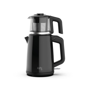 Felix FL398 Joy Çay Makinesi 1 L Cam Demlik, Otomatik Kapanma, Siyah