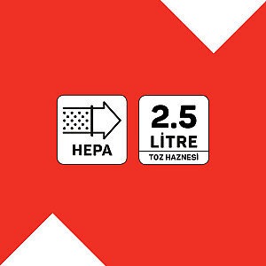 Felix FL493 Pegno Cyclone Filtreli Elektrikli Süpürge, Hepa Filtreli