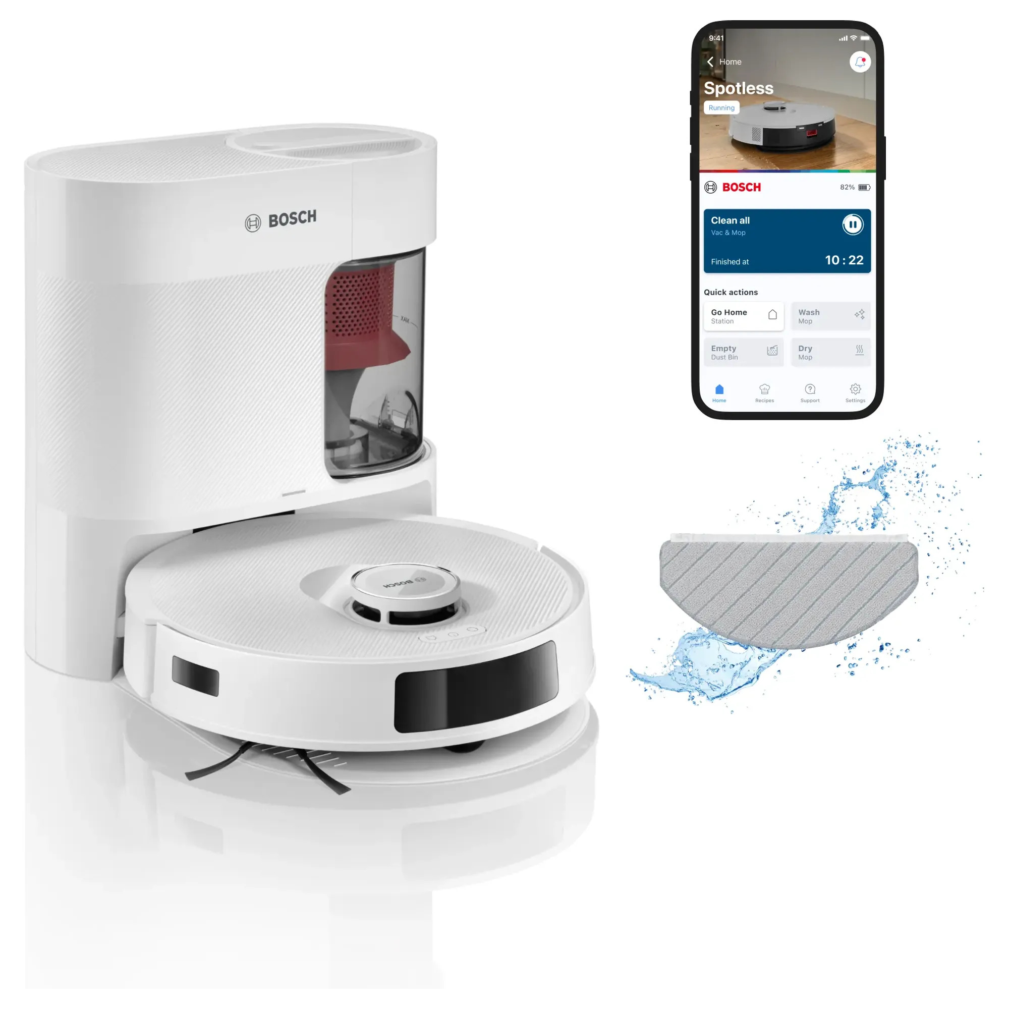 Bosch BCRD2W Robot Süpürge Spotless Advanced +