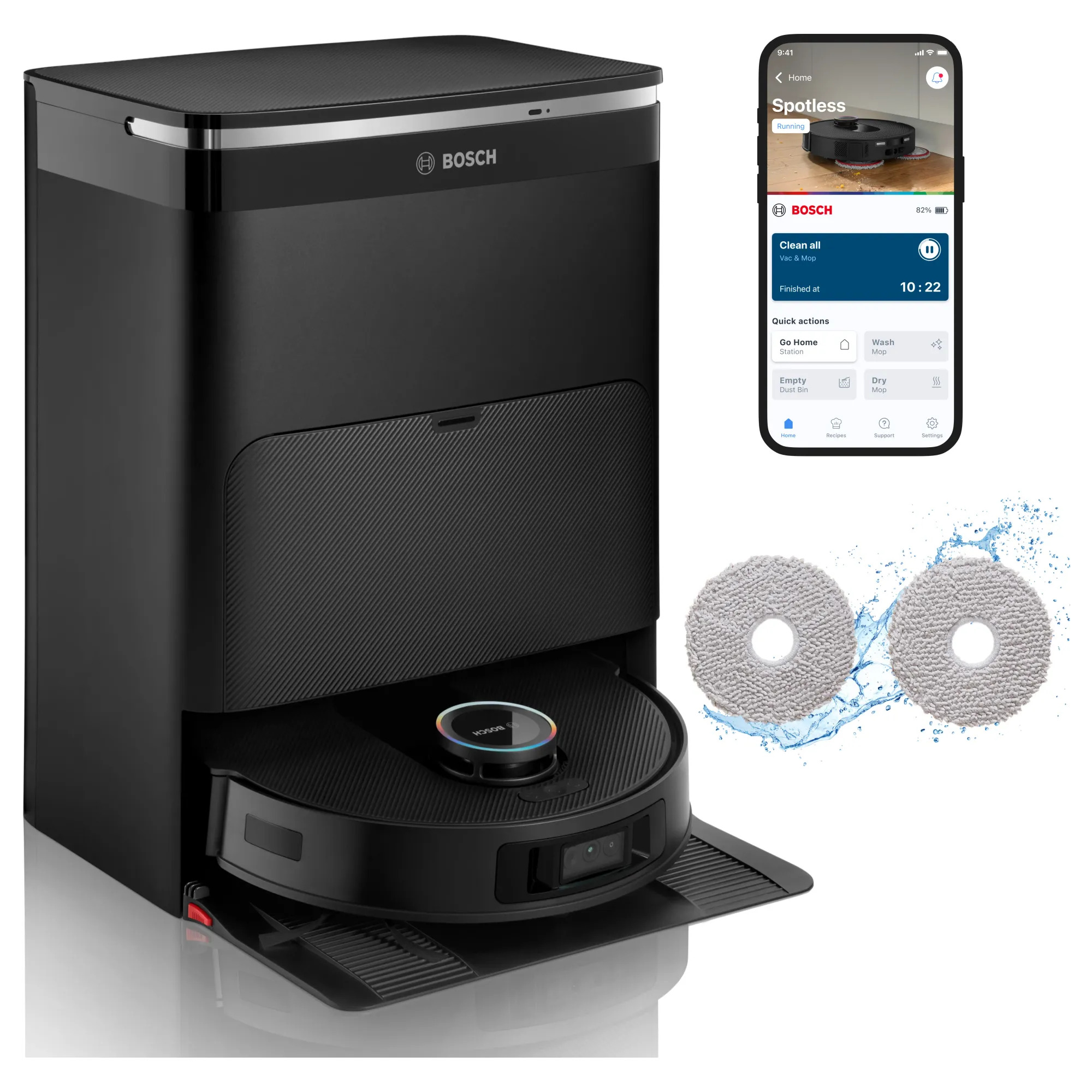 Bosch BCRDW3BX Robot Süpürge Spotless Max Cam