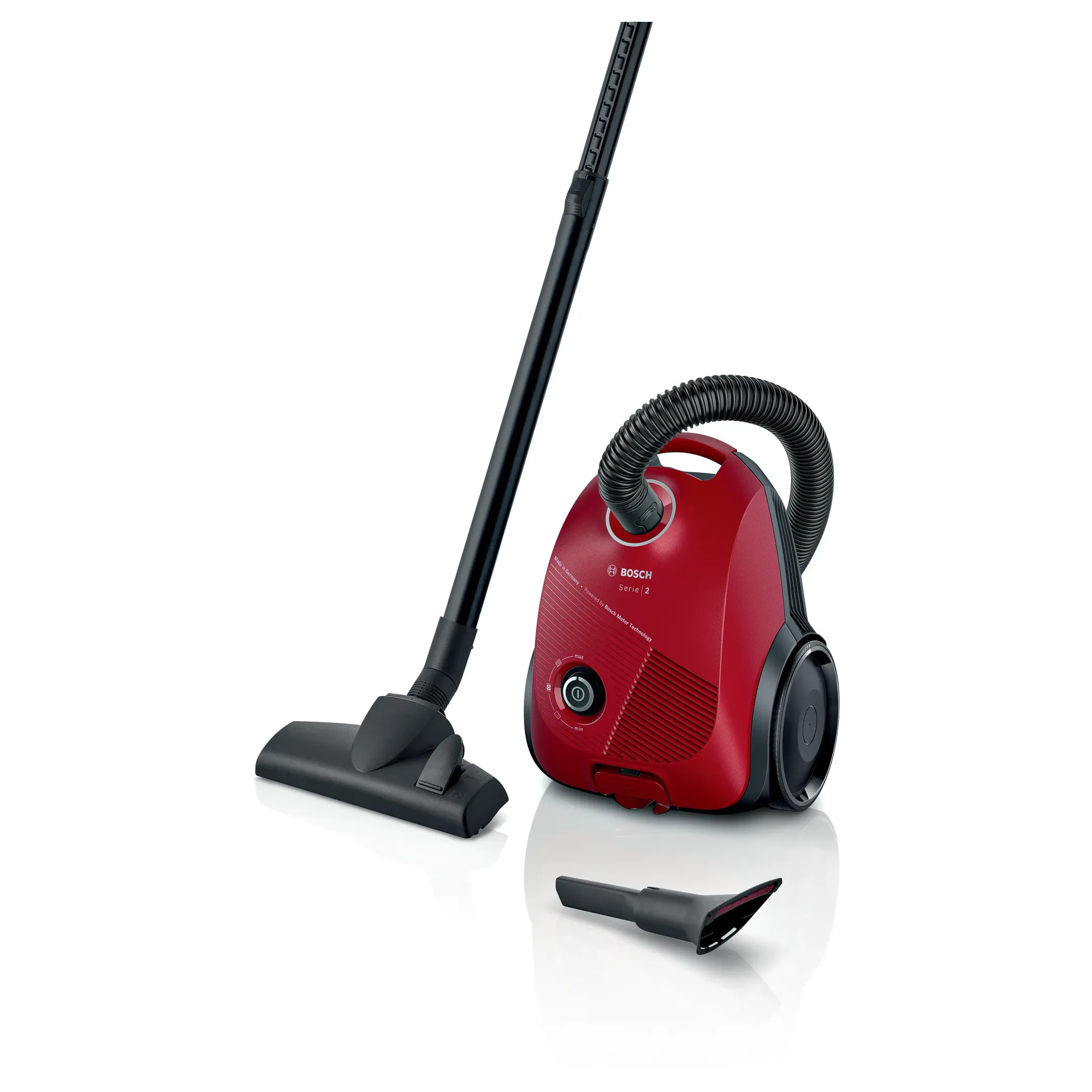 Bosch BGBS2RD1 Serie 2 Toz torbalı Süpürge Kırmızı