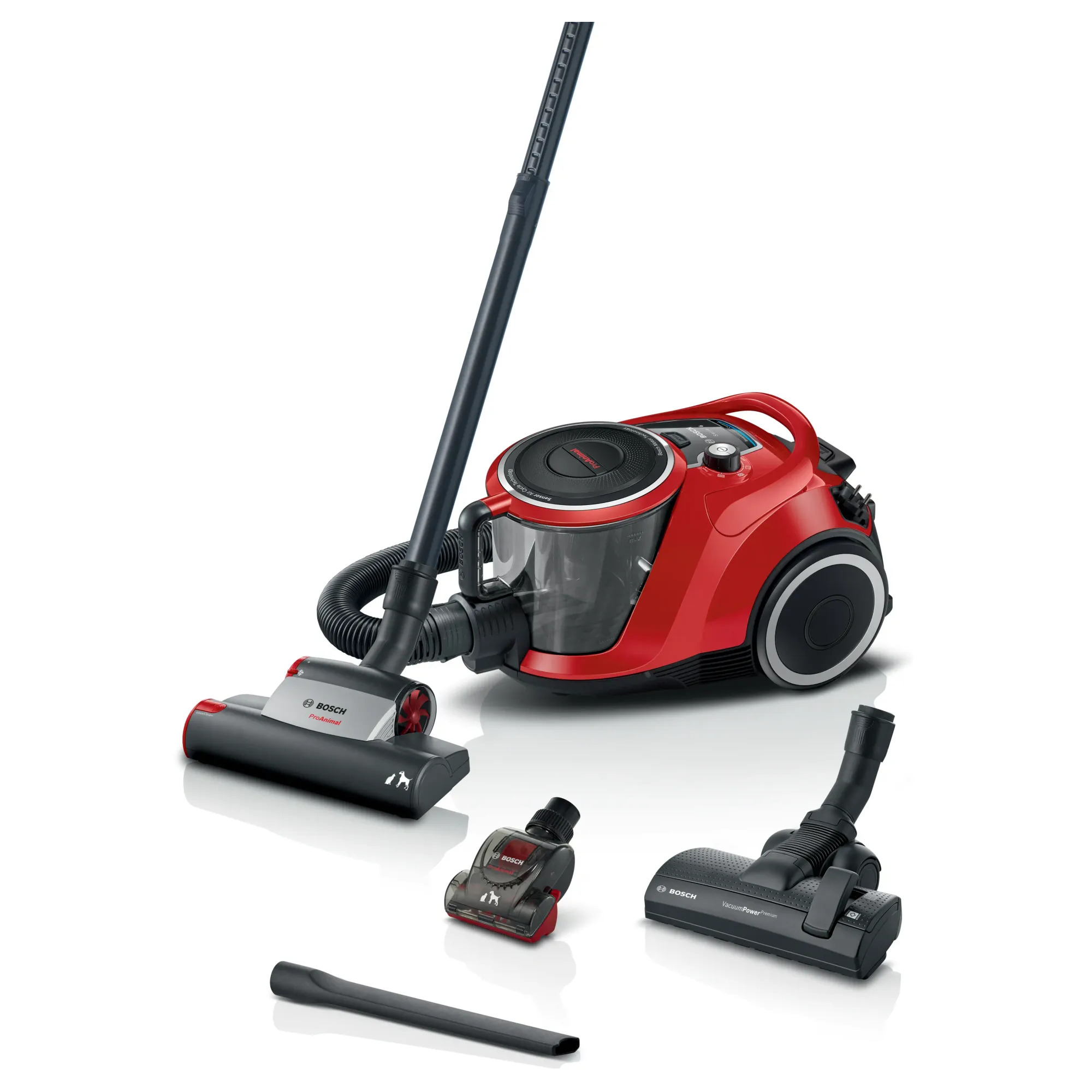 Bosch BGC41PET Serie 6 Toz torbasız Süpürge ProAnimal Kırmızı