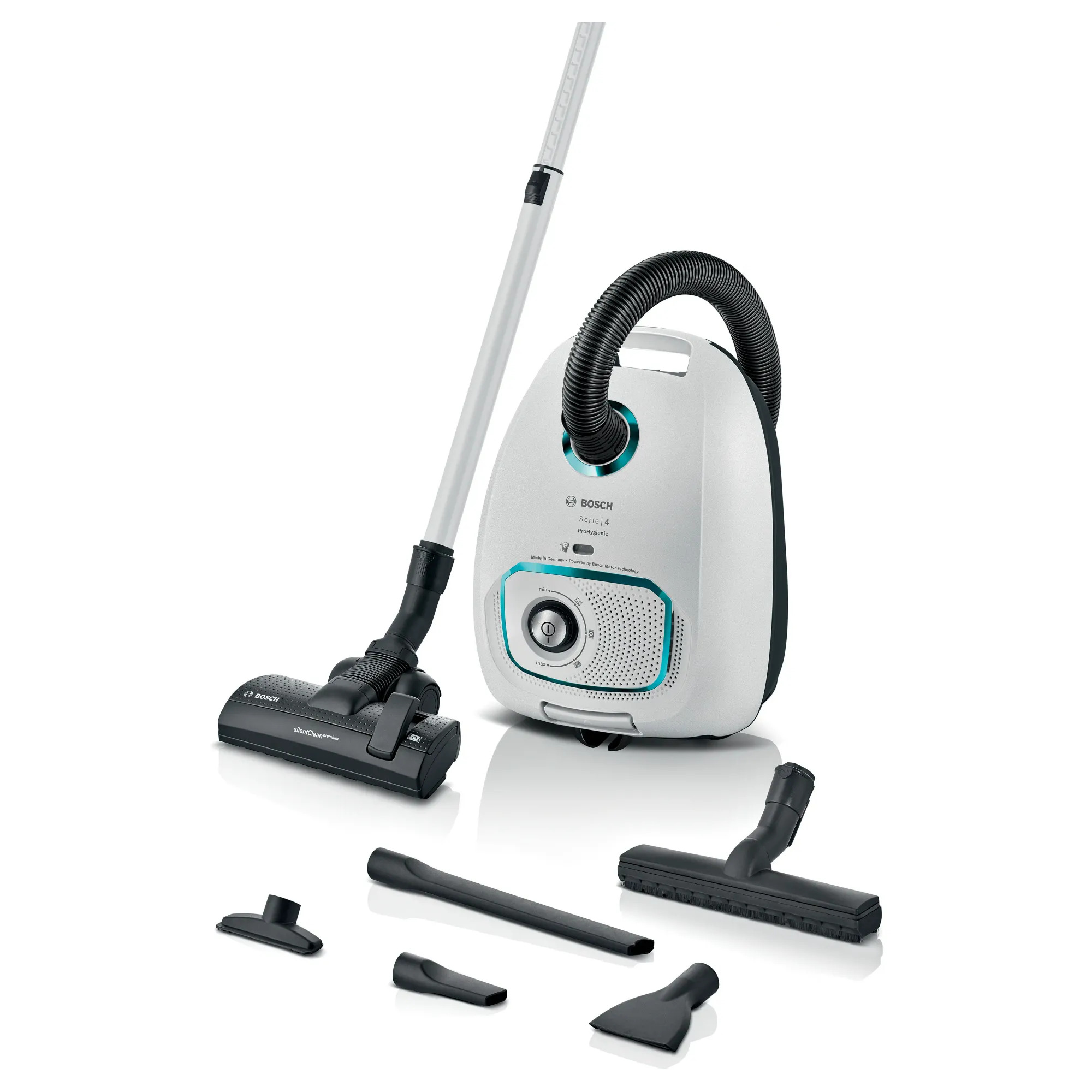 Bosch BGL41HYG2H Serie 4 Toz torbalı Süpürge ProHygienic Beyaz