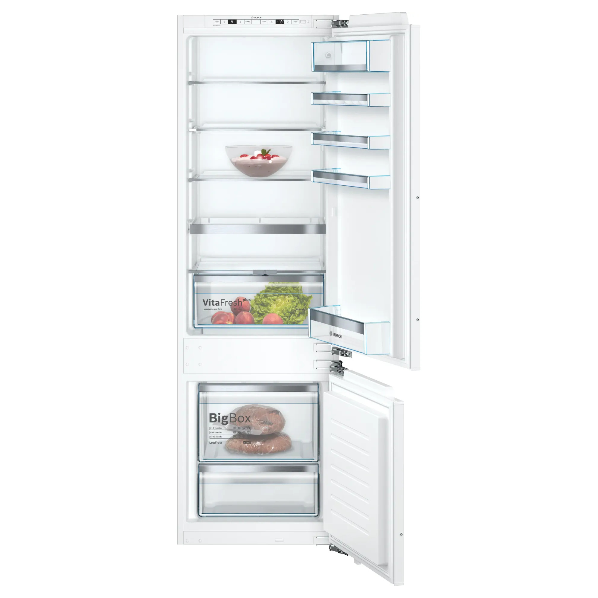 Bosch KIS87AFE0N Serie 6 E Enerji Sınıfı 272 Lt Alttan Donduruculu Ankastre Buzdolabı