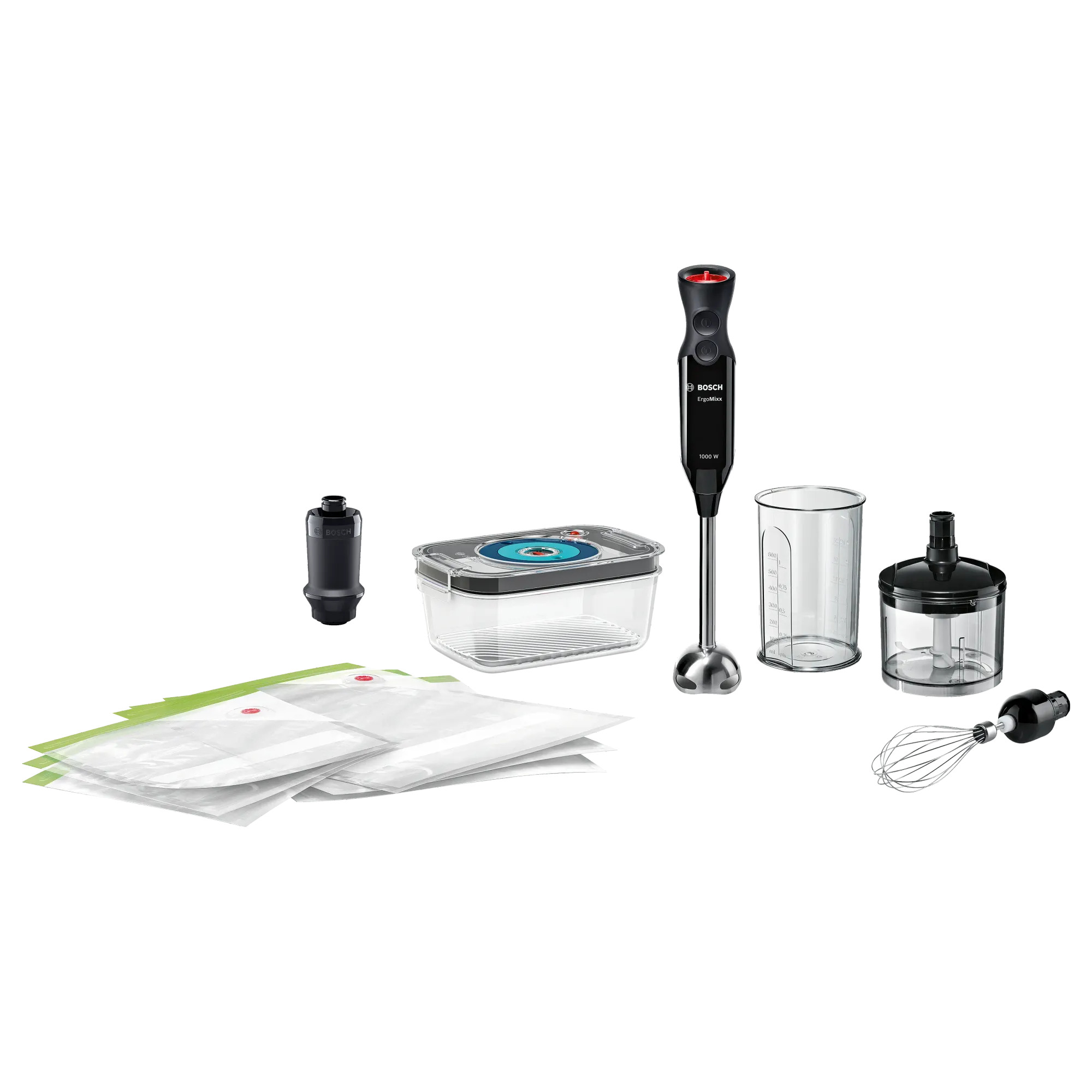 Bosch MS6CB61V5 El Blenderı ErgoMixx 1000 W Siyah, Antrasit