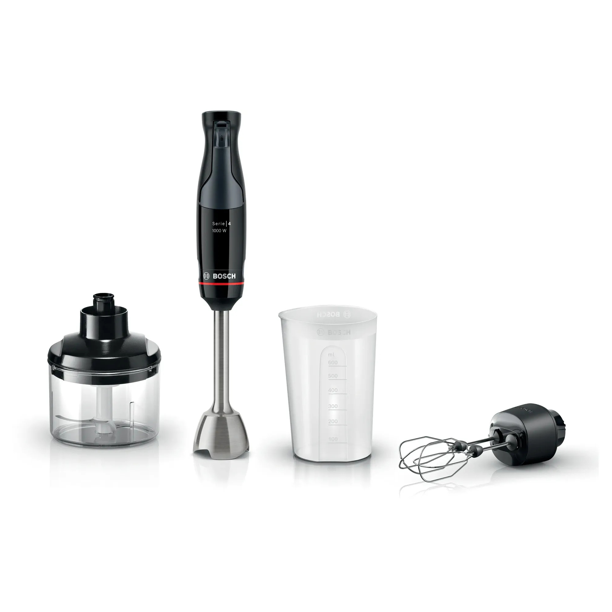 Bosch MSM4B624 Serie 4 El Blenderı ErgoMaster 1000 W Siyah, Antrasit