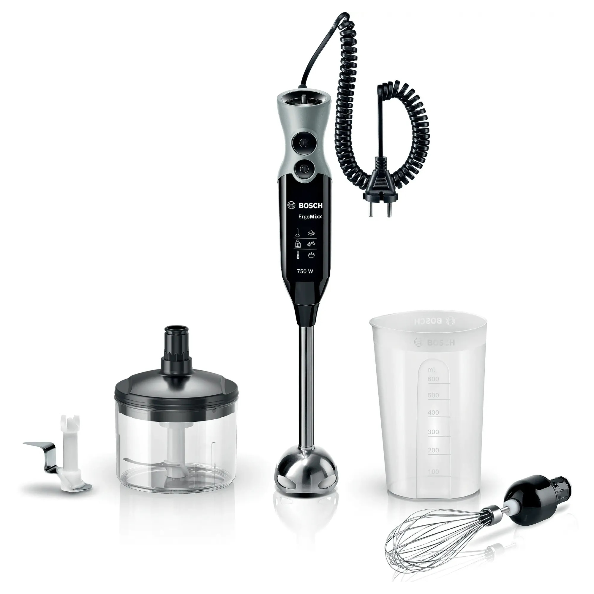 Bosch MSM67170 El Blenderı ErgoMixx 750 W Siyah,