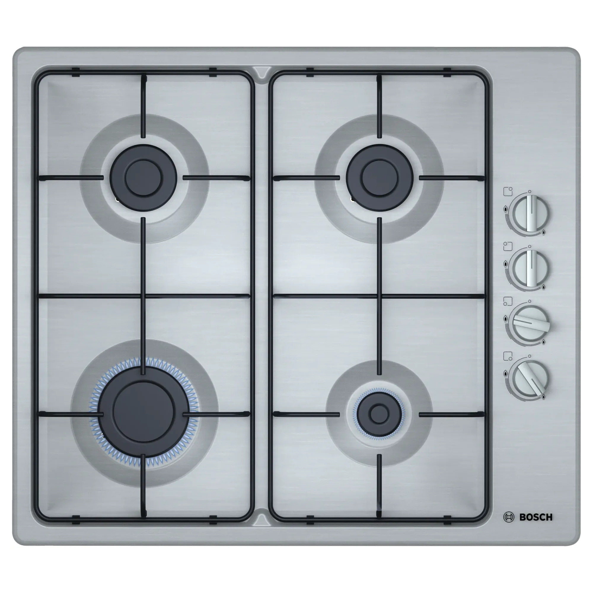 Bosch PBP6C5B82O Serie 2 4 Gözü Gazlı Ankastre Ocak