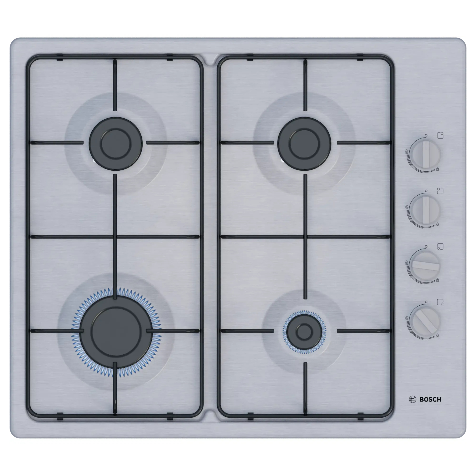 Bosch PBP6C5K80O Serie 2 4 Gözü Gazlı Ankastre Ocak