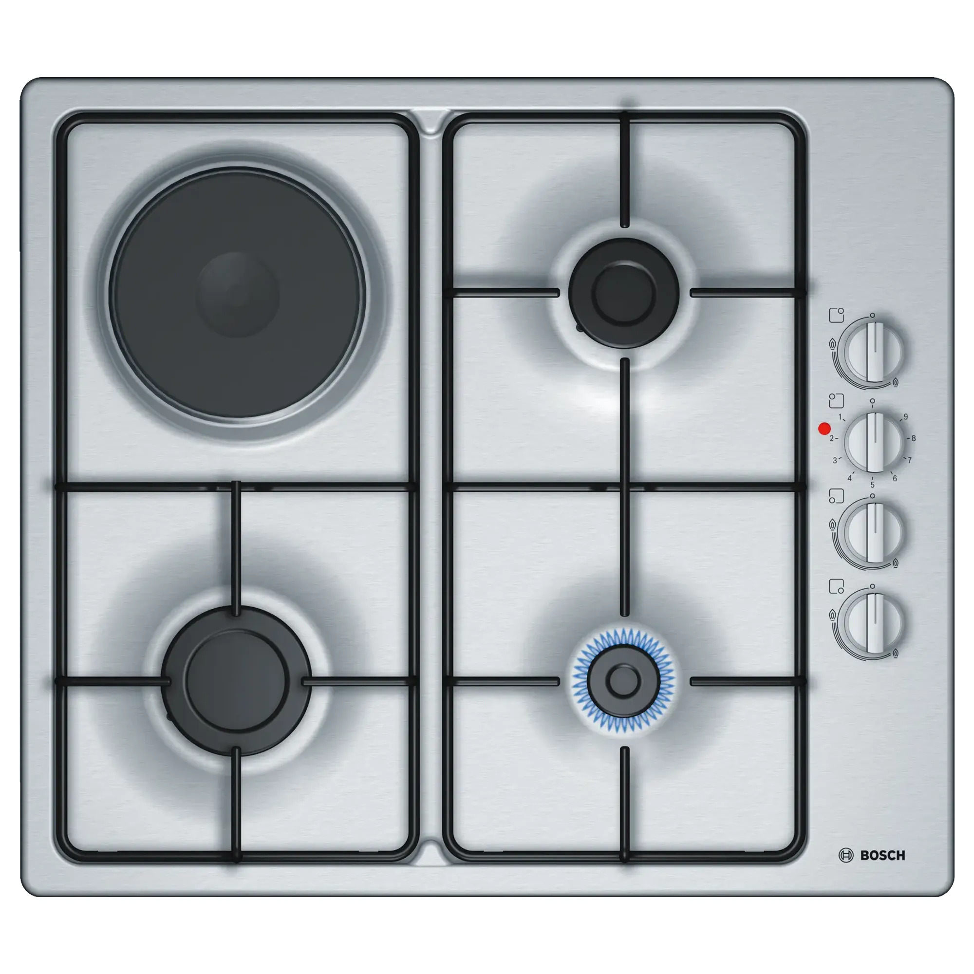 Bosch PBY6C5B80L Serie 2 3 Gözü Gazlı/Elektrikli Ankastre Ocak