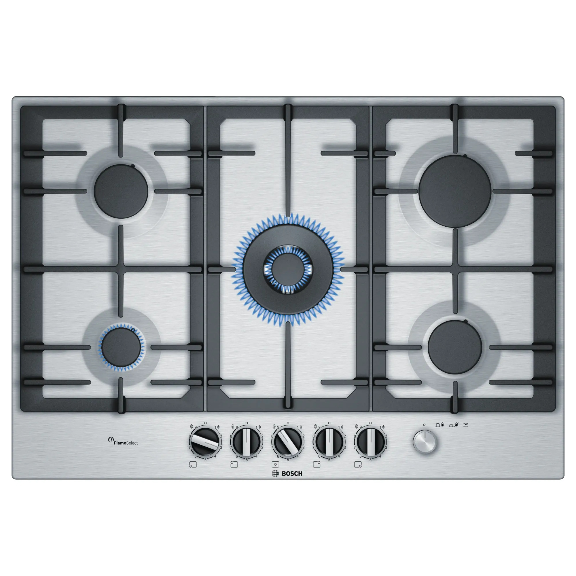 Bosch PCQ7A5M90 Serie 6 5 Gözü Gazlı Ankastre Ocak