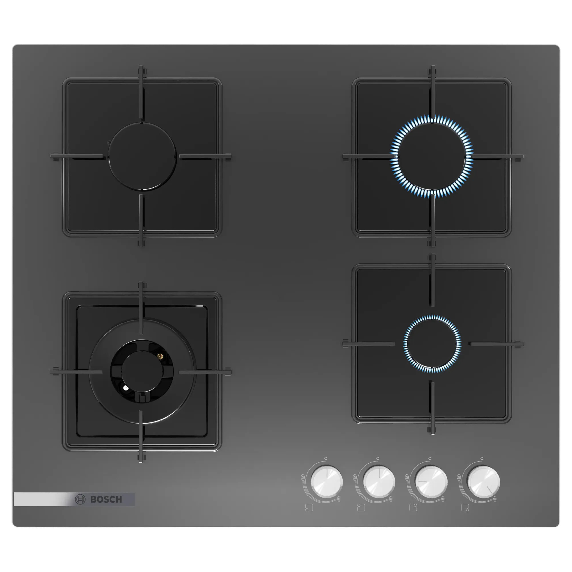 Bosch PNH6C9O12O Serie 2 4 Gözü Gazlı Ankastre Ocak