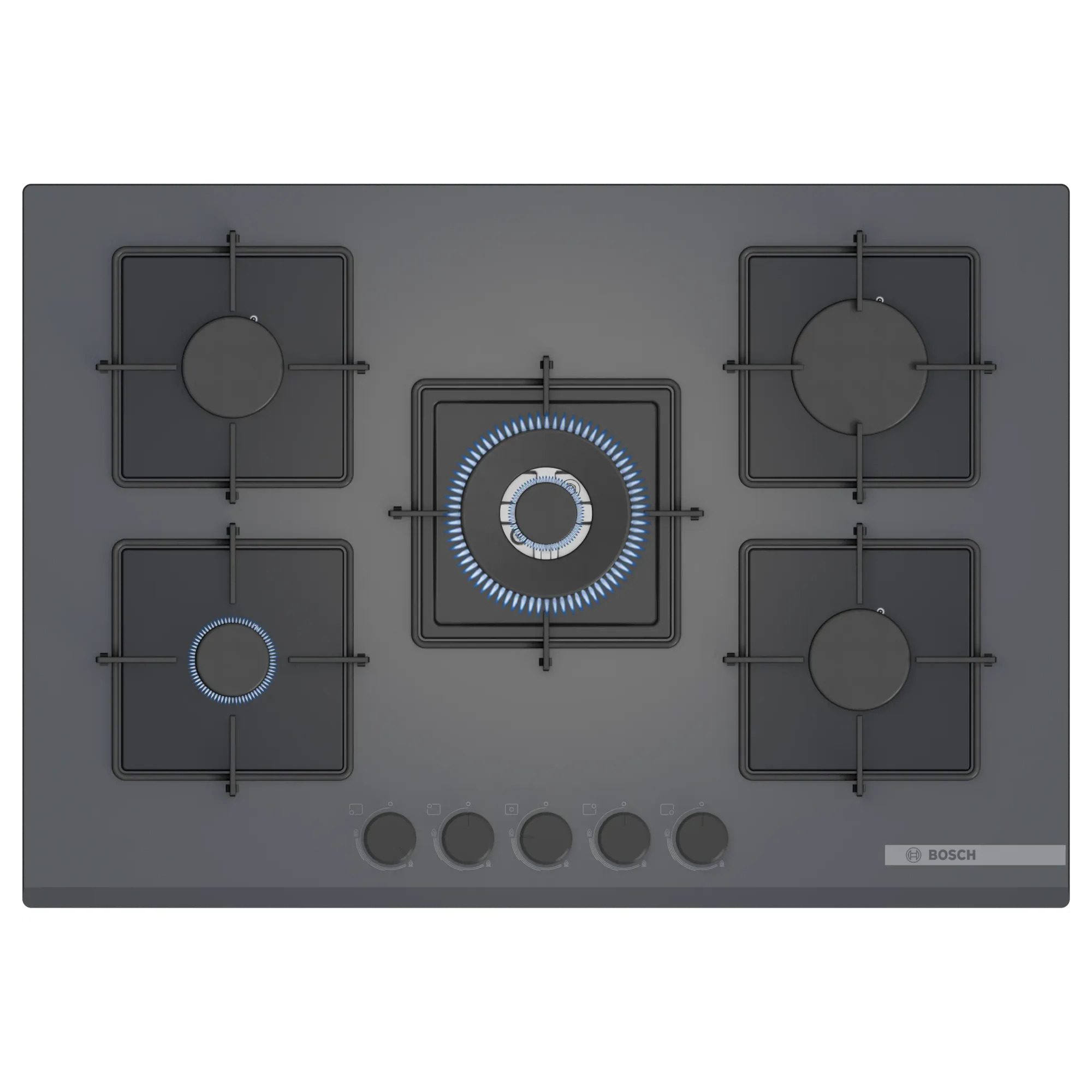 Bosch PNQ7B9P30O Serie 4 5 Gözü Gazlı Ankastre Ocak