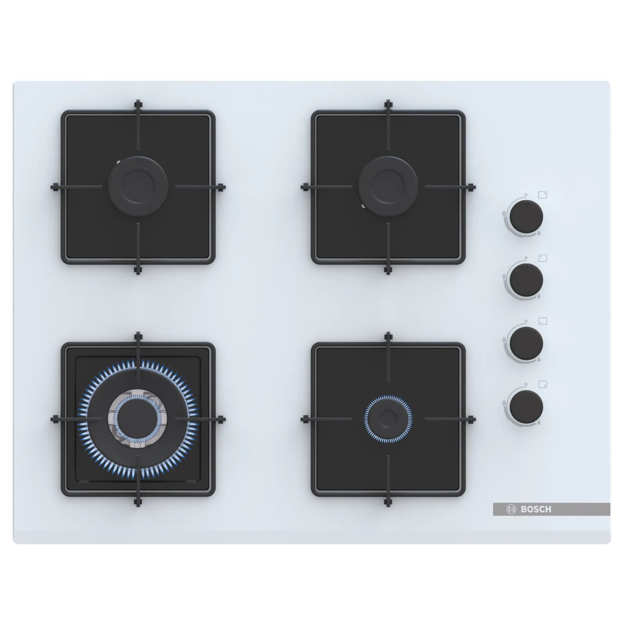 Bosch POH7C2P30O Serie 4 4 Gözü Gazlı Ankastre Ocak
