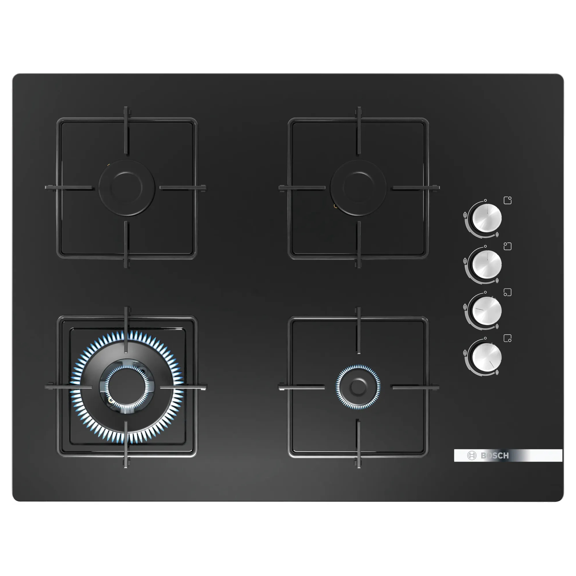 Bosch POH7C6O12O Serie 4 4 Gözü Gazlı Ankastre Ocak