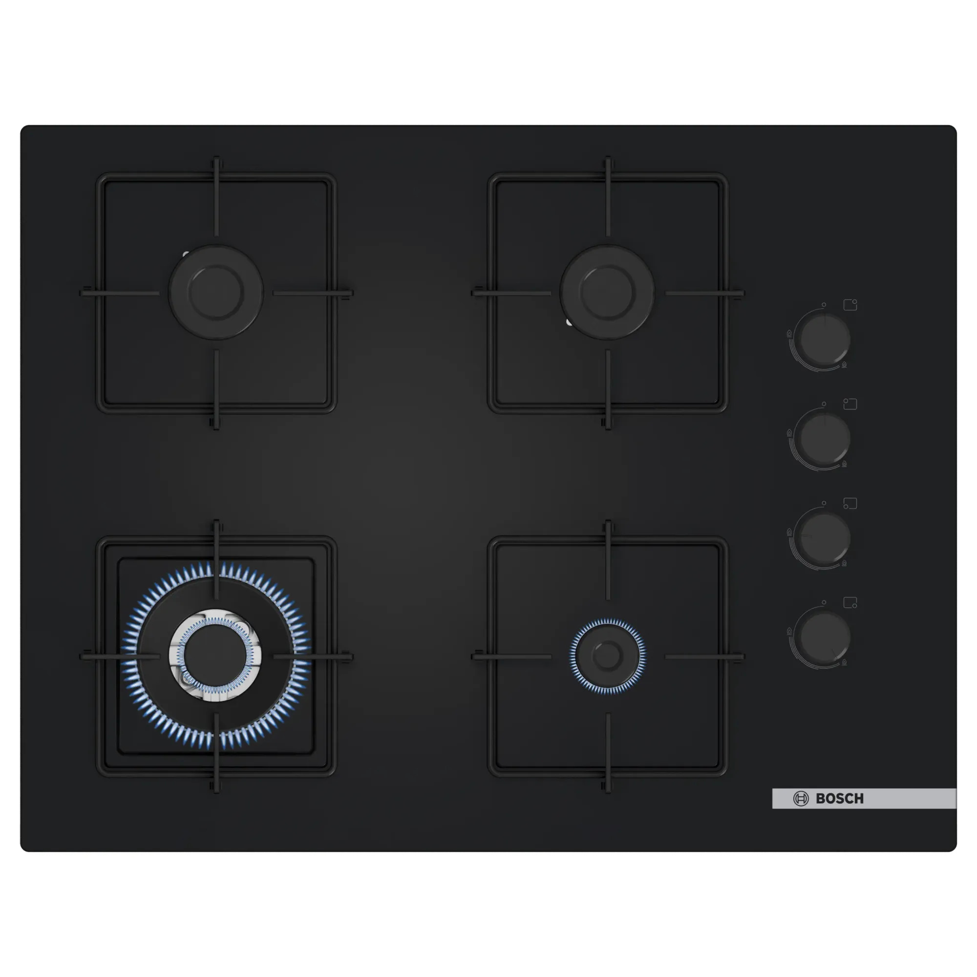 Bosch POH7C6P30O Serie 4 4 Gözü Gazlı Ankastre Ocak