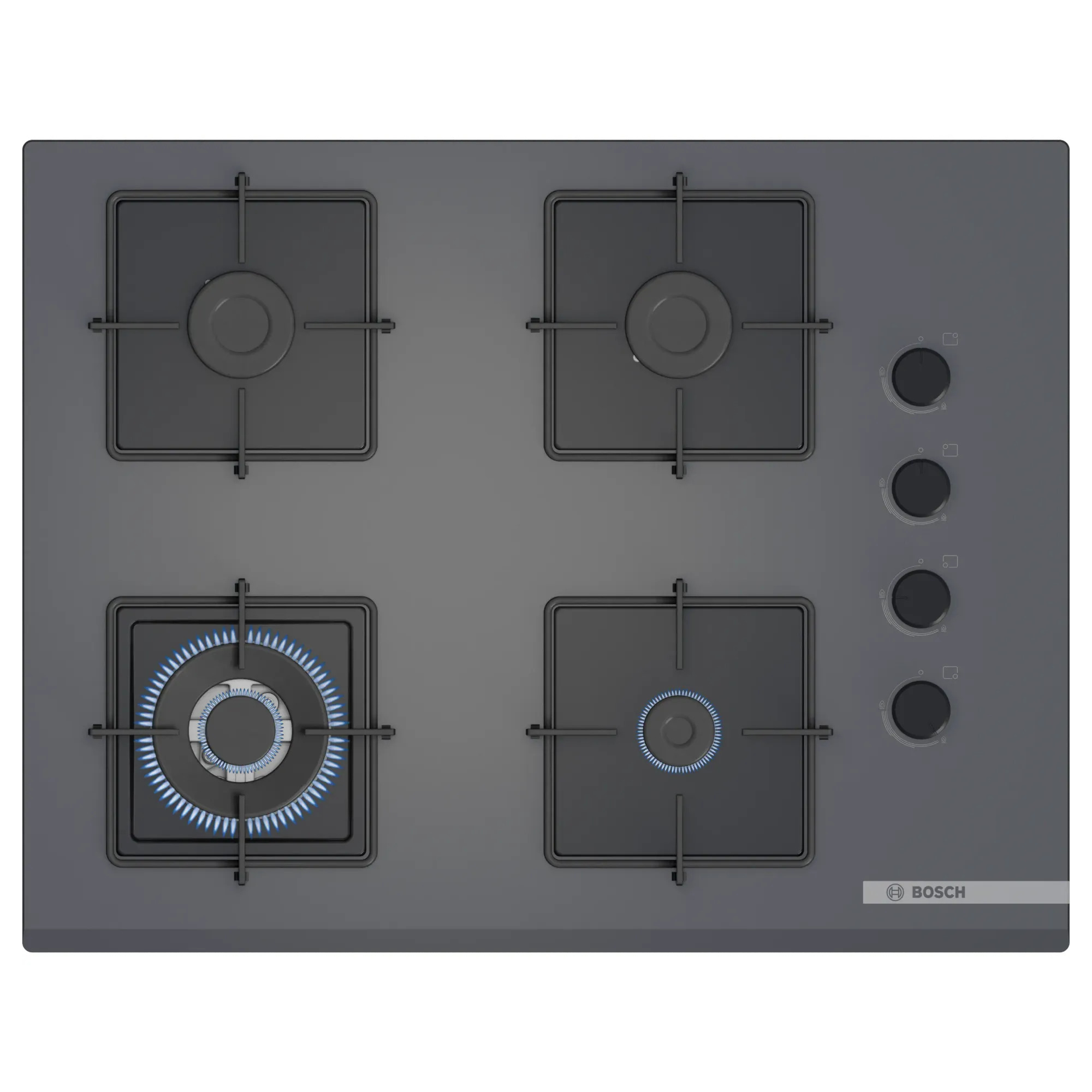Bosch POH7C9P30O Serie 4 4 Gözü Gazlı Ankastre Ocak