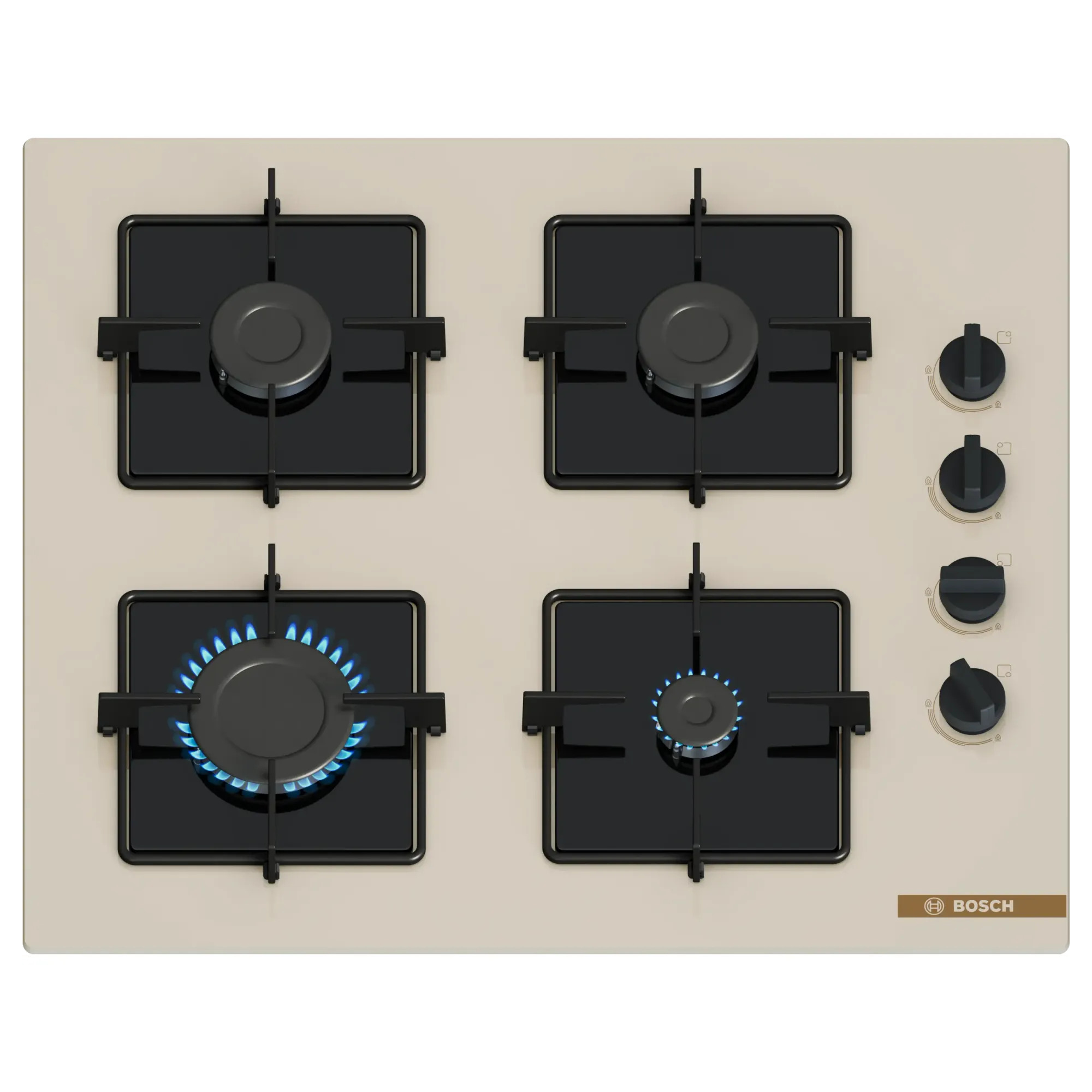 Bosch POP6C1O12O Serie 4 4 Gözü Gazlı Ankastre Ocak
