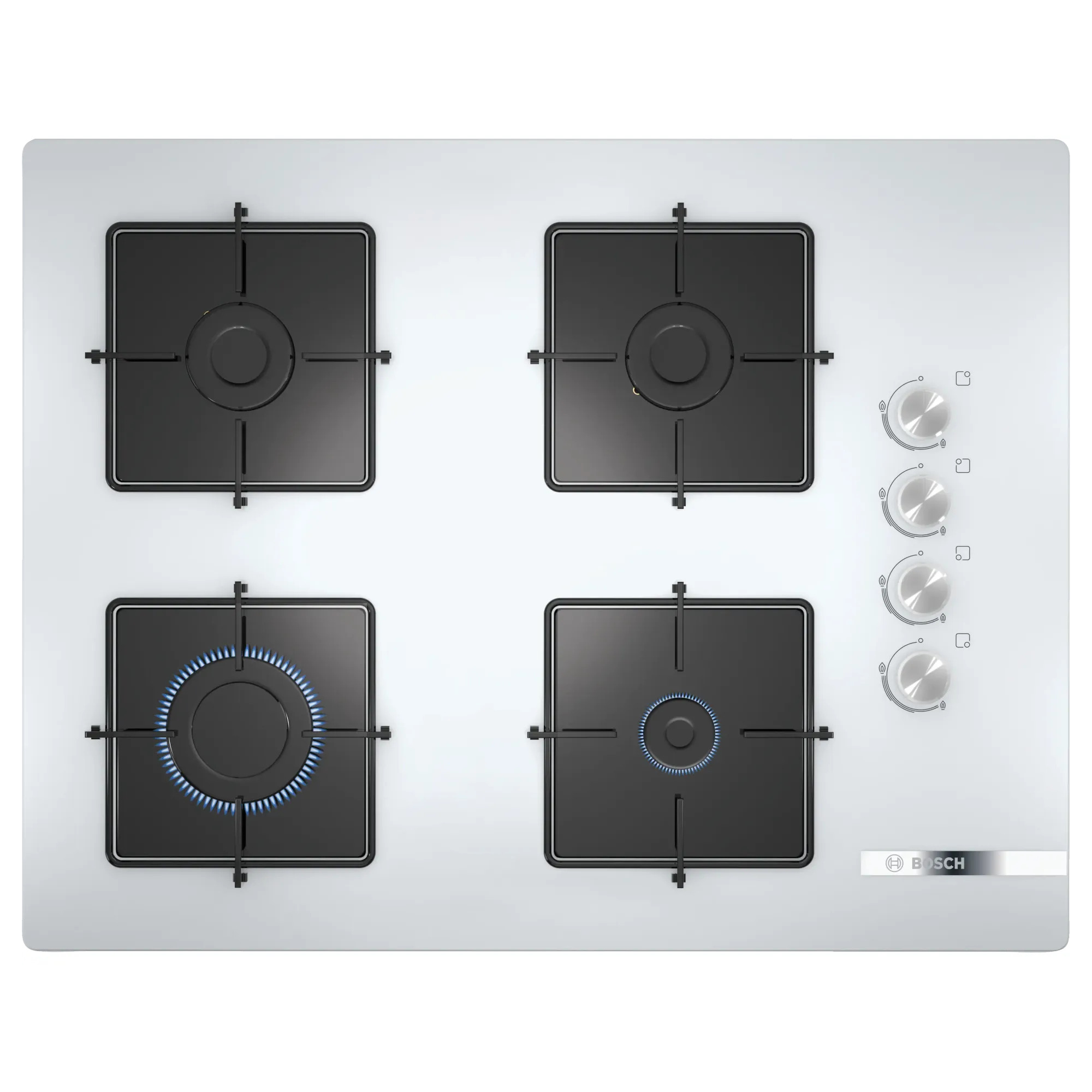 Bosch POP7C2O12O Serie 4 4 Gözü Gazlı Ankastre Ocak