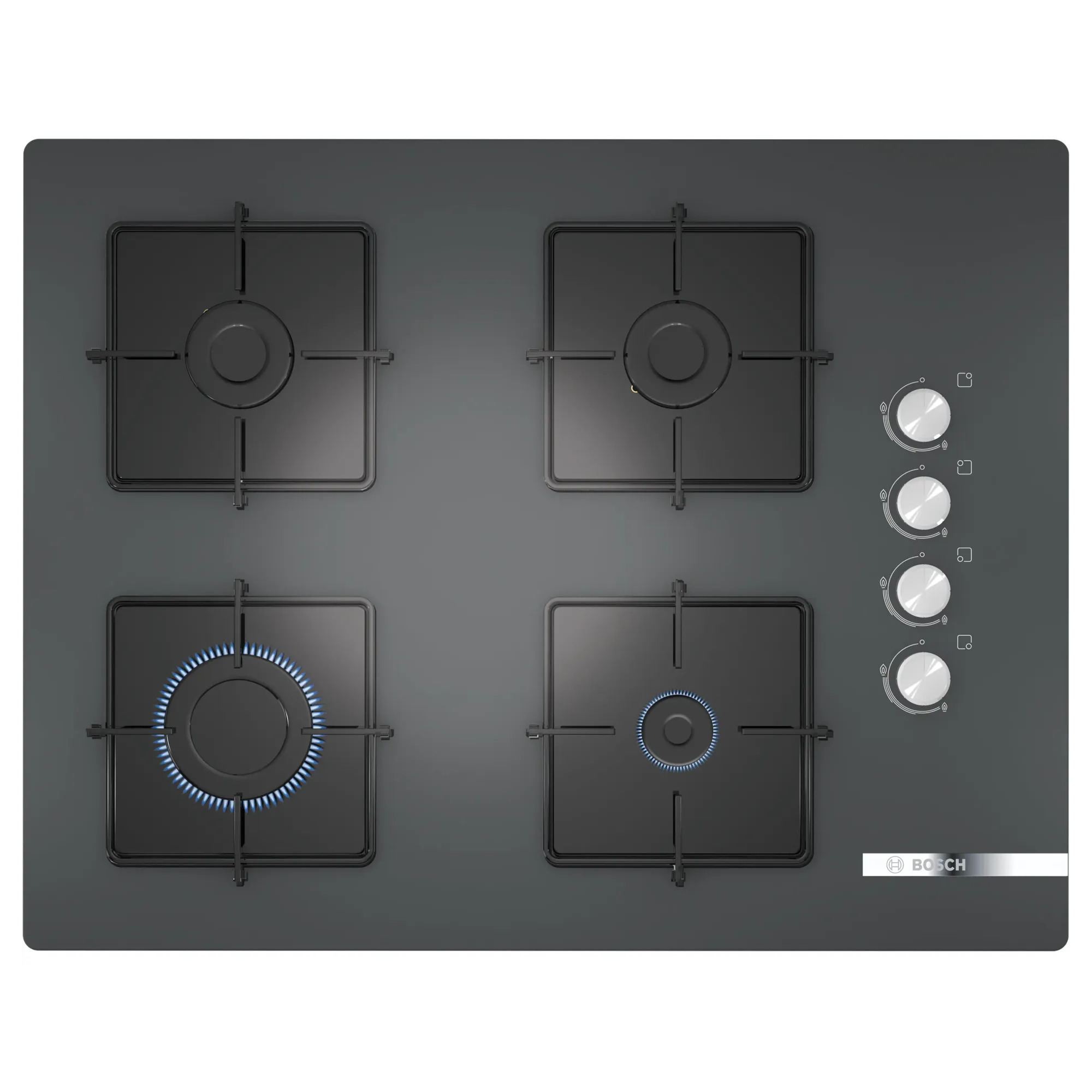 Bosch POP7C9O12O Serie 4 4 Gözü Gazlı Ankastre Ocak