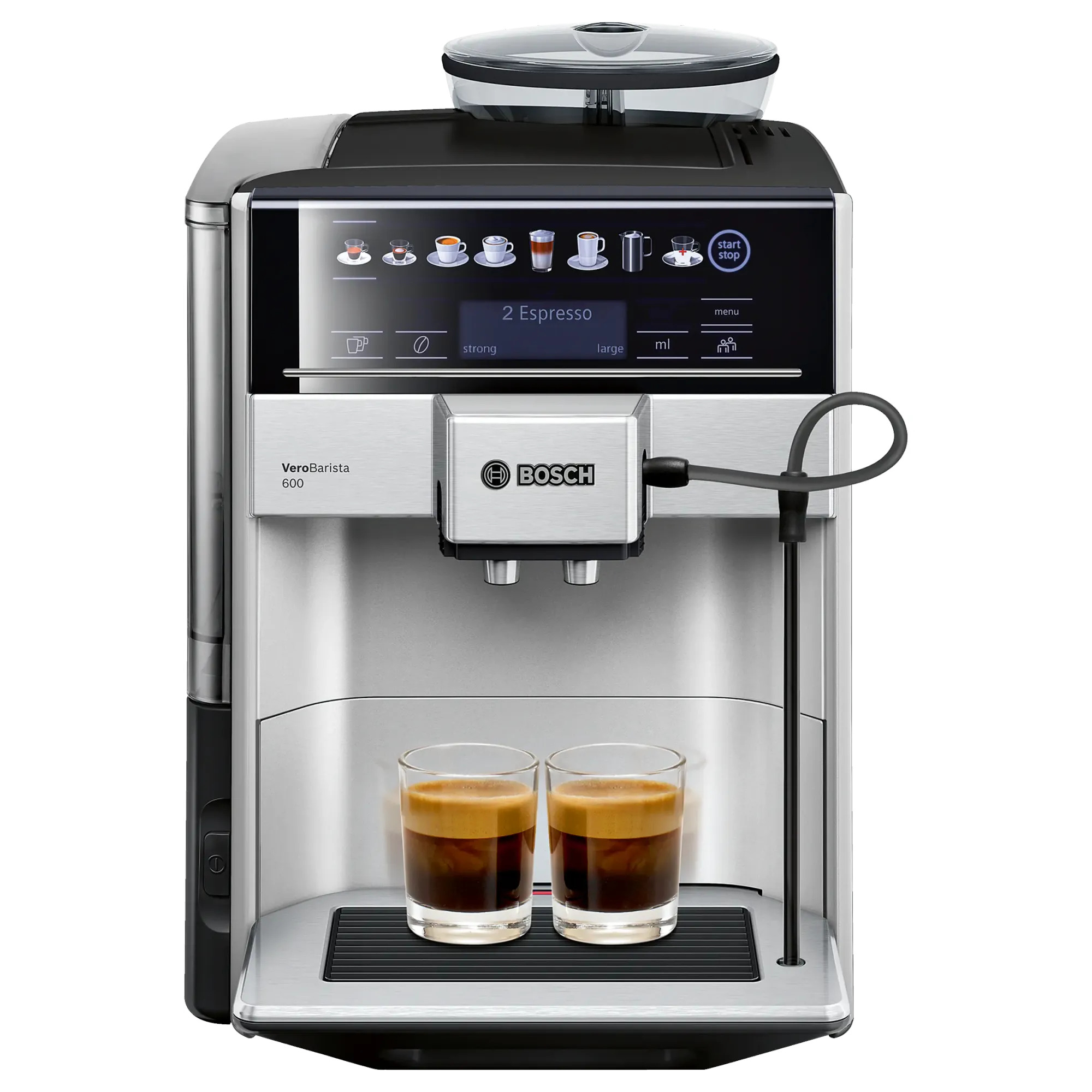 Bosch TIS65621RW Tam Otomatik Kahve Makinesi Vero Barista 600 Gümüş