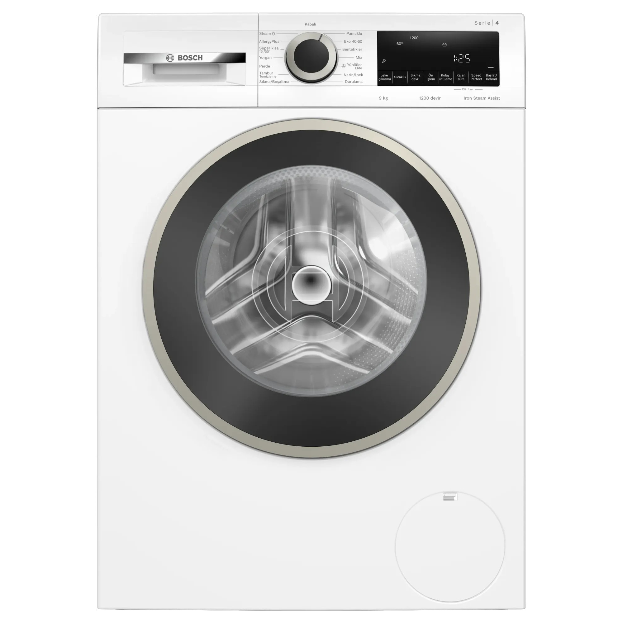 Bosch WGA142Z0TR Serie 4 A Enerji Sınıfı 9 Kg 1200 Devir Çamaşır Makinesi