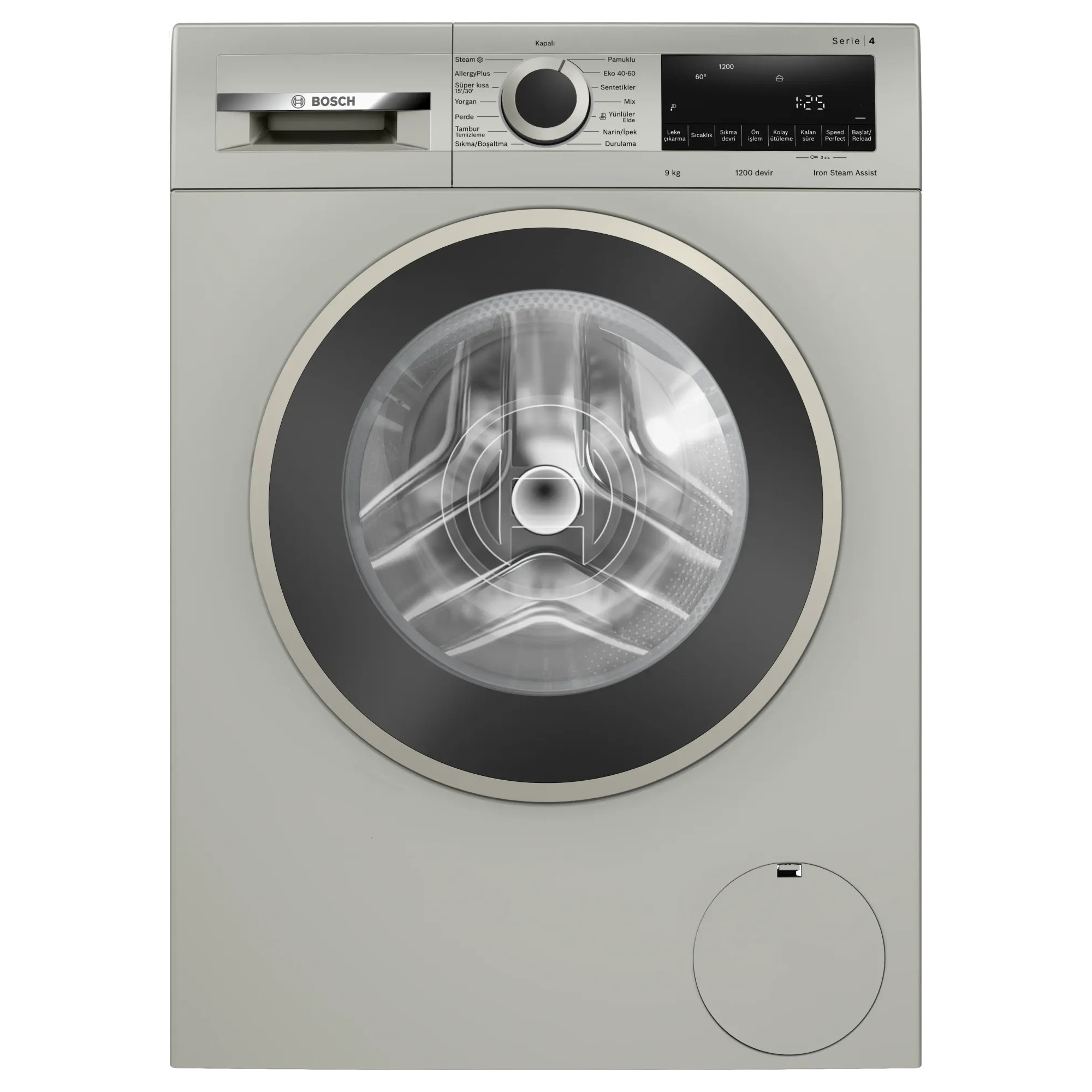 Bosch WGA142ZXTR Serie 4 A Enerji Sınıfı 9 Kg 1200 Devir Çamaşır Makinesi