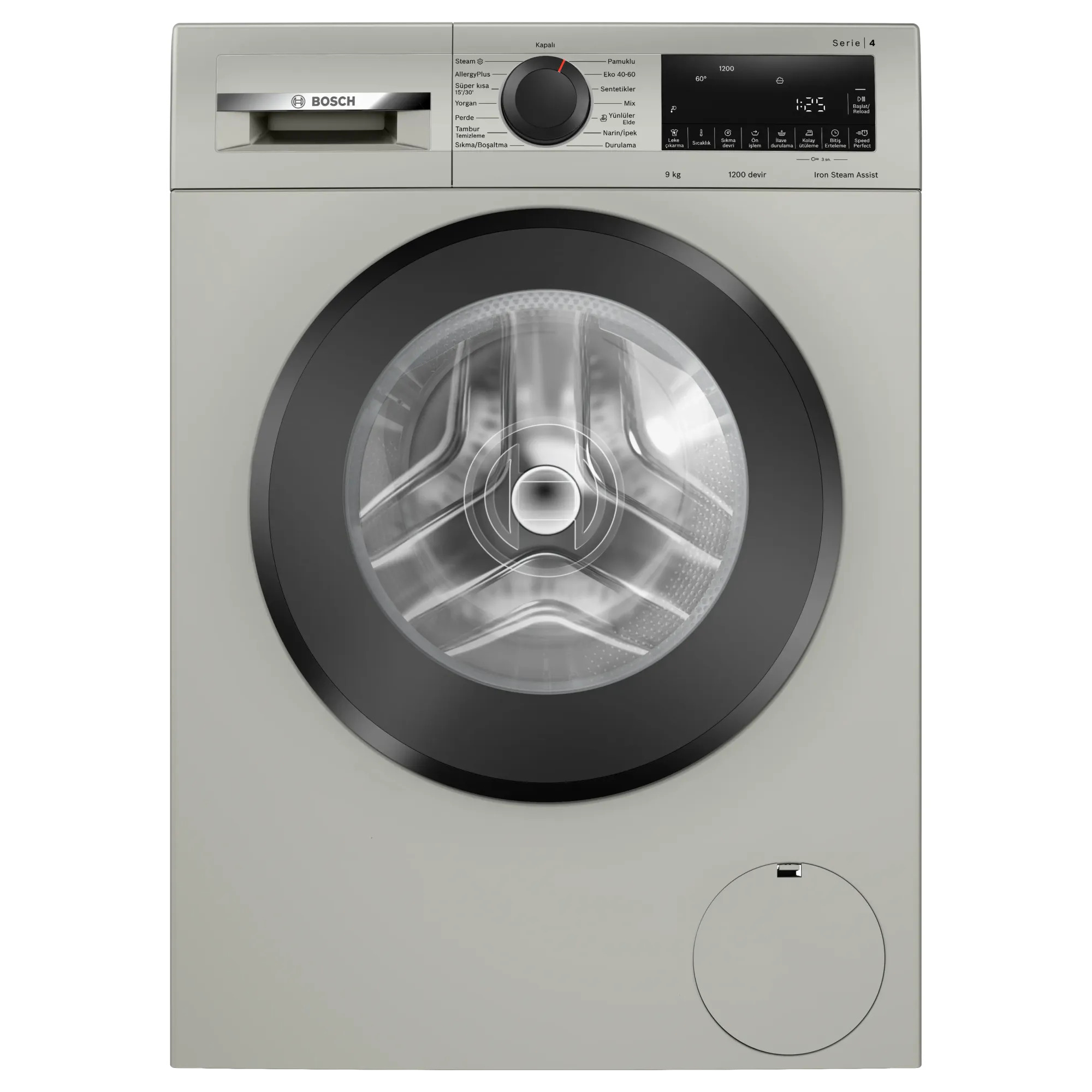 Bosch WGA242ZXTR Serie 4 A Enerji Sınıfı 9 Kg 1200 Devir Çamaşır Makinesi