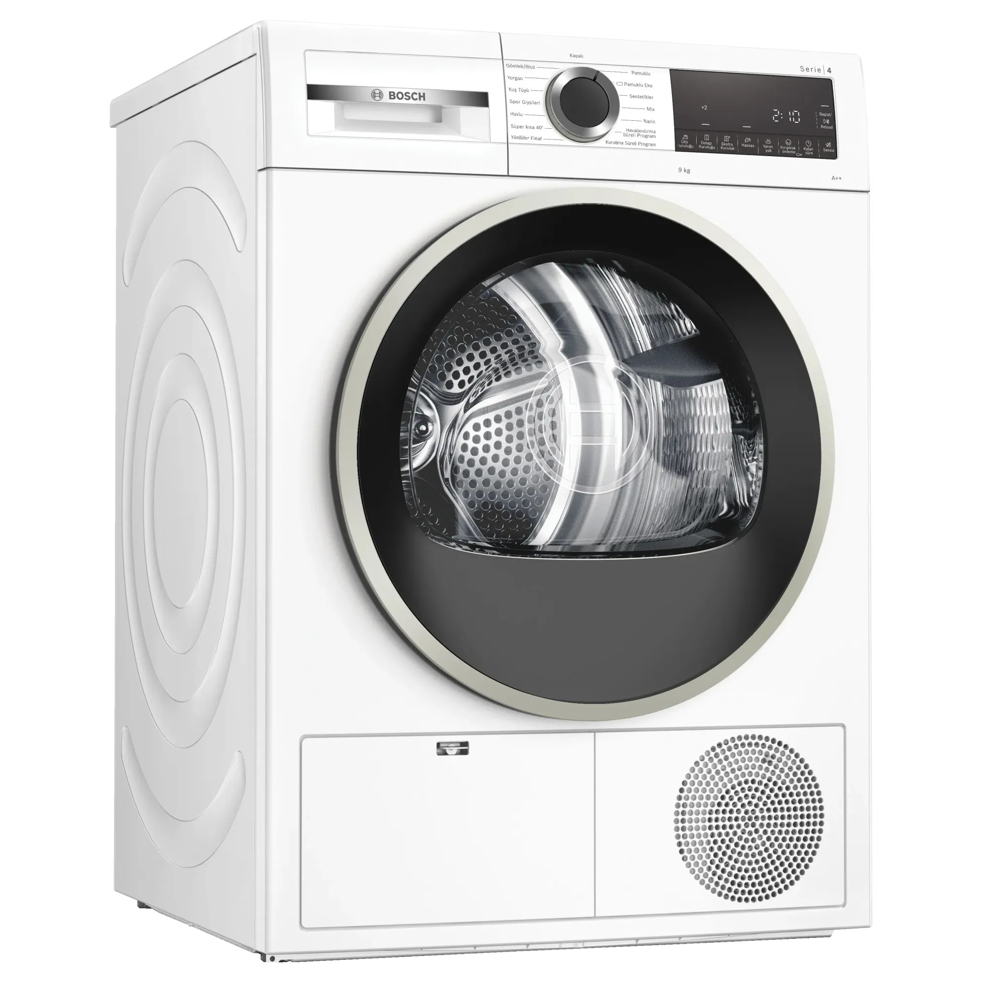 Bosch WQG24100TR Serie 4 E Enerji Sınıfı 9 Kg Çamaşır Kurutma Makinesi