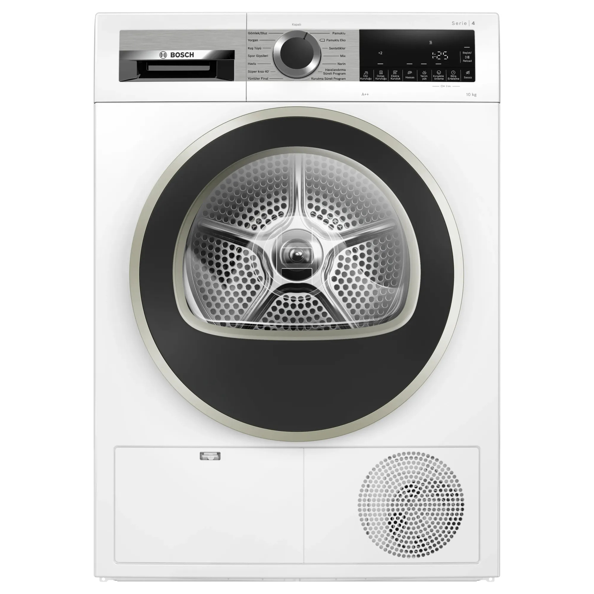 Bosch WQG25100TR Serie 4 E Enerji Sınıfı 10 Kg Çamaşır Kurutma Makinesi