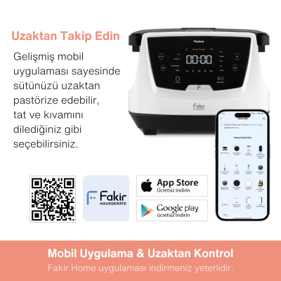 Fakir Pasteur Çiğ Sütten Yoğurt Yapma Makinesi