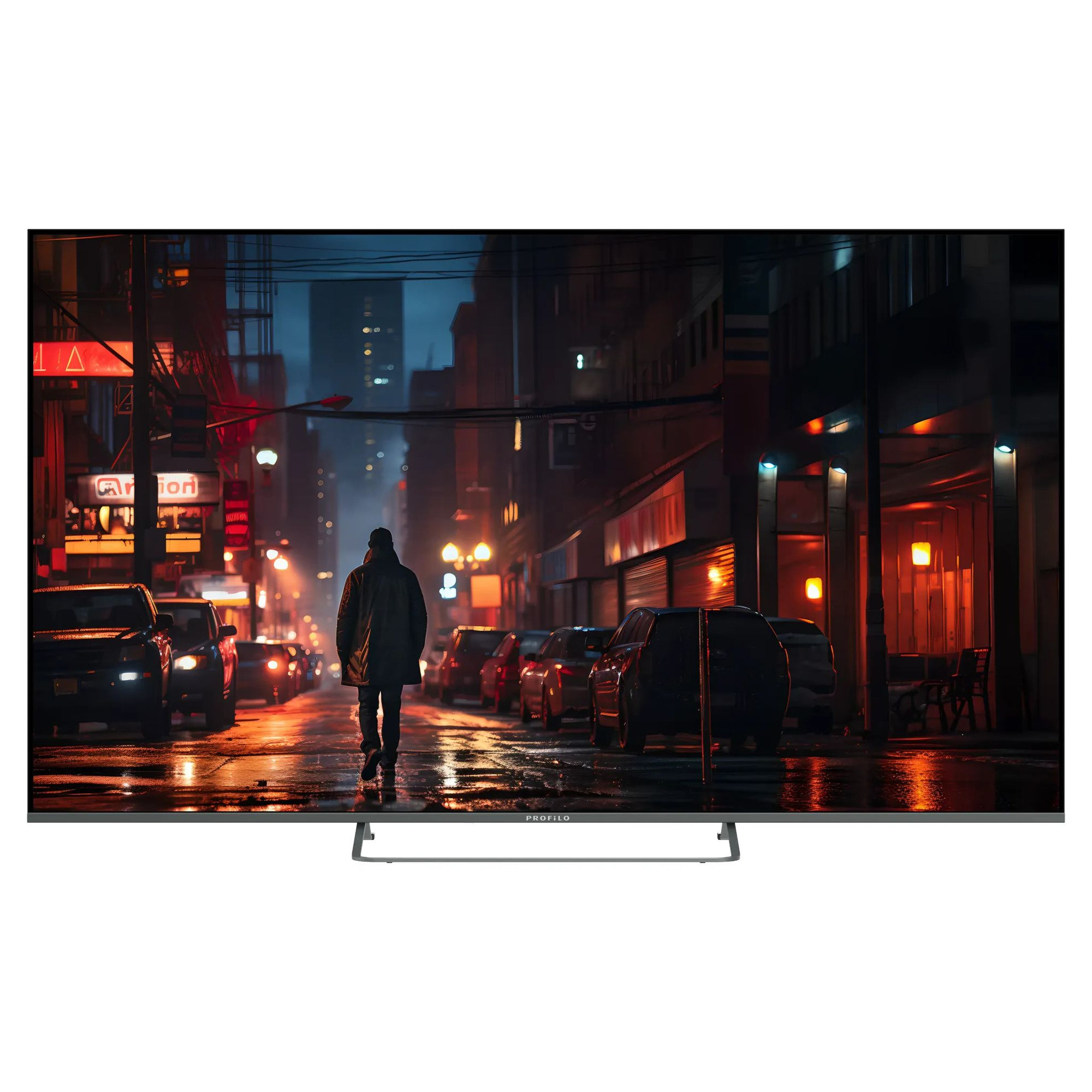 Profilo 65PA535EQG E Enerji Sınıfı 65" 165 Ekran Ultra HD Uydu Alıcılı Google Smart QLed Televizyon
