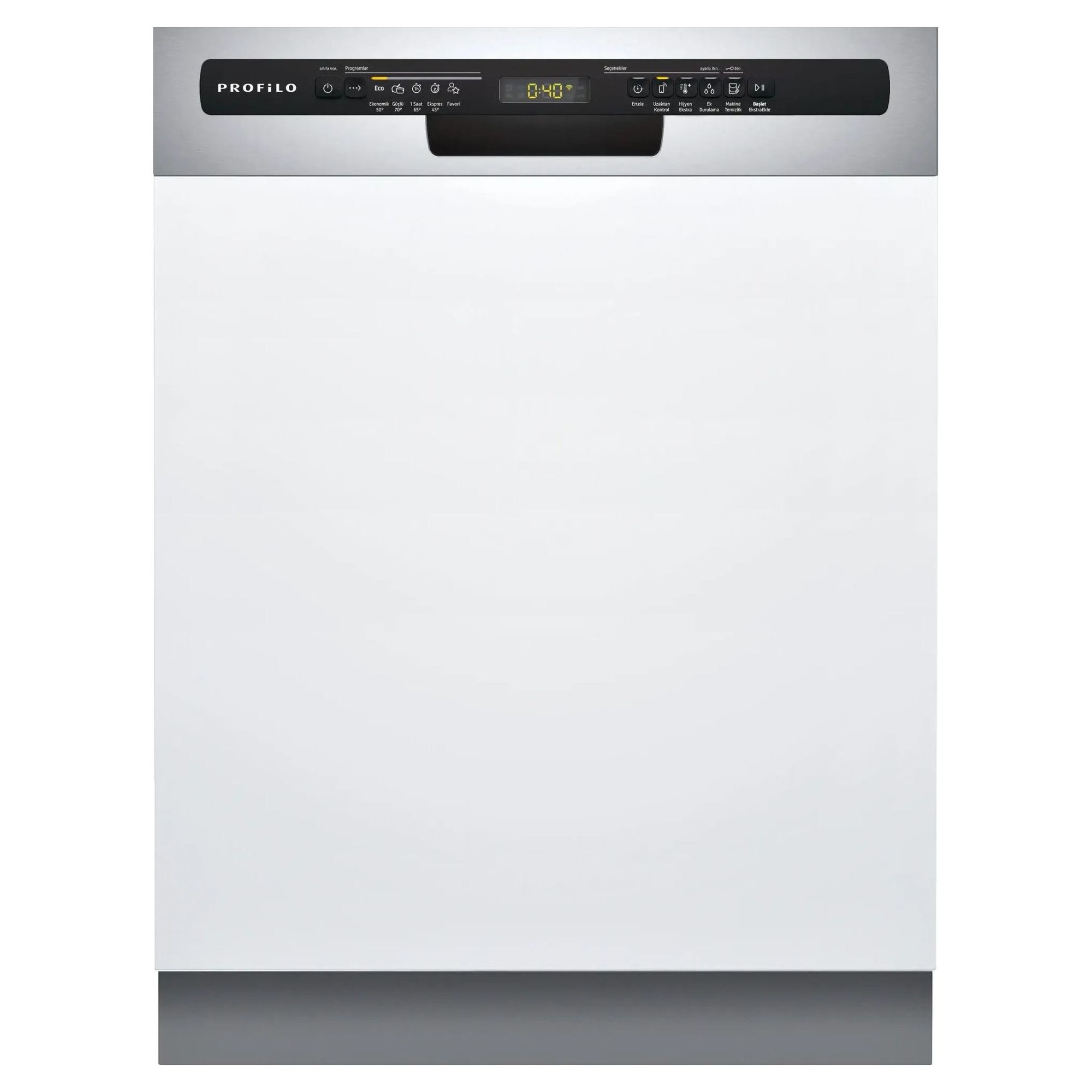Profilo BMA4451E3 D Enerji Sınıfı 5 Programlı 13 Kişilik Yarı Ankastre Bulaşık Makinesi