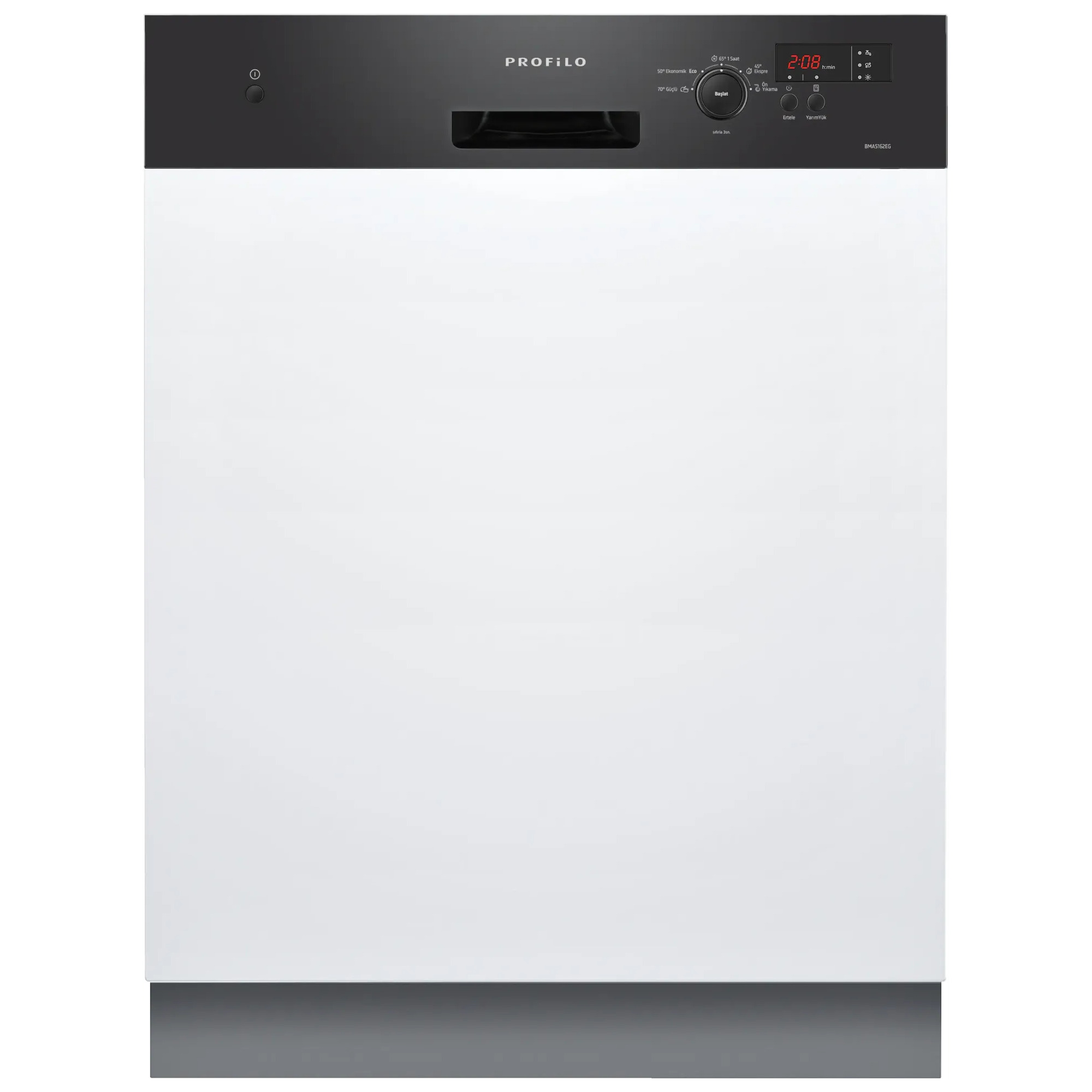 Profilo BMA5162EG D Enerji Sınıfı 5 Programlı 13 Kişilik Yarı Ankastre Bulaşık Makinesi