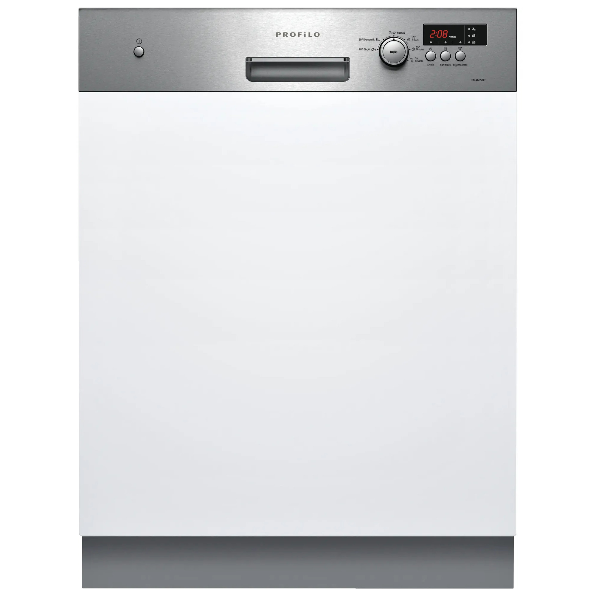Profilo BMA6253EG D Enerji Sınıfı 6 Programlı 13 Kişilik Yarı Ankastre Bulaşık Makinesi