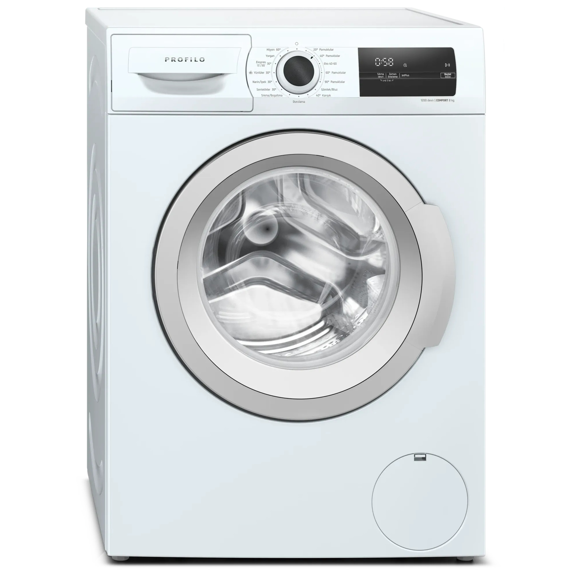Profilo CM12N180TR A Enerji Sınıfı 8 Kg 1200 Devir Çamaşır Makinesi