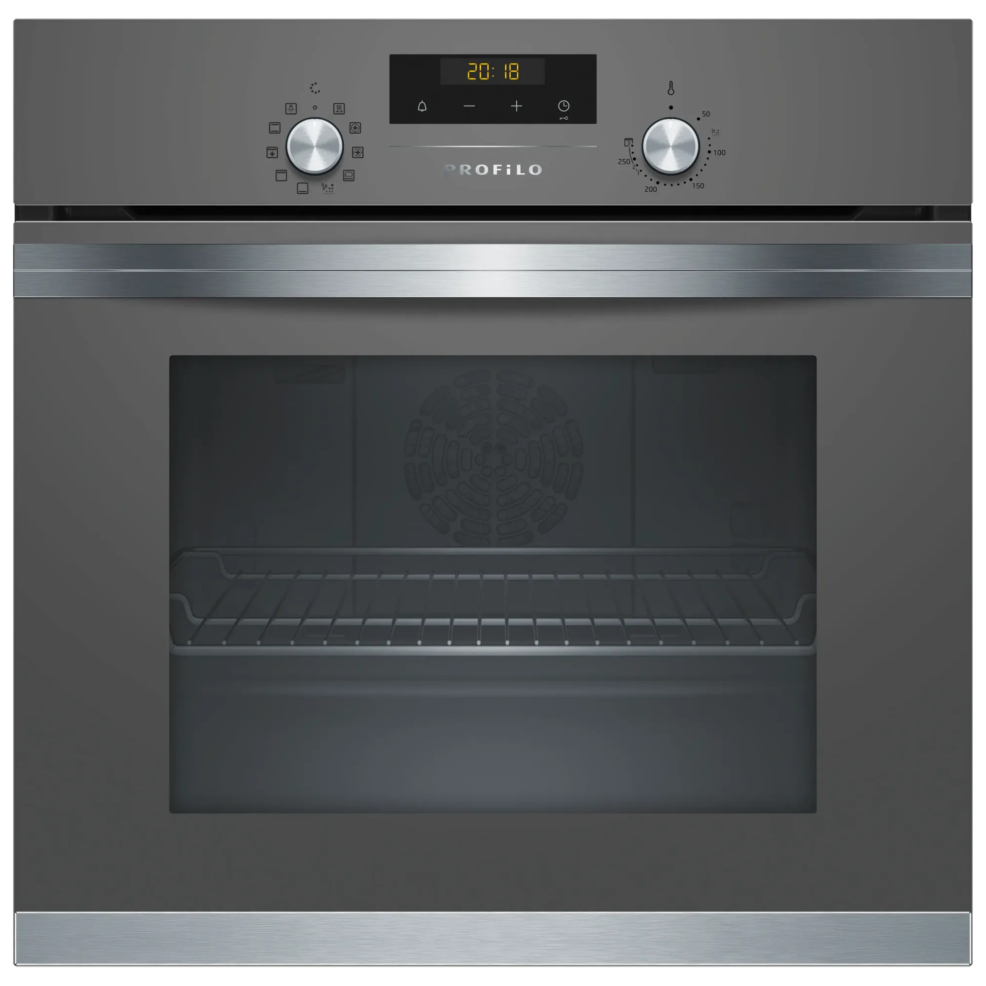 Profilo FRMA225G 66 Lt 8 Programlı Gri Ankastre Fırın