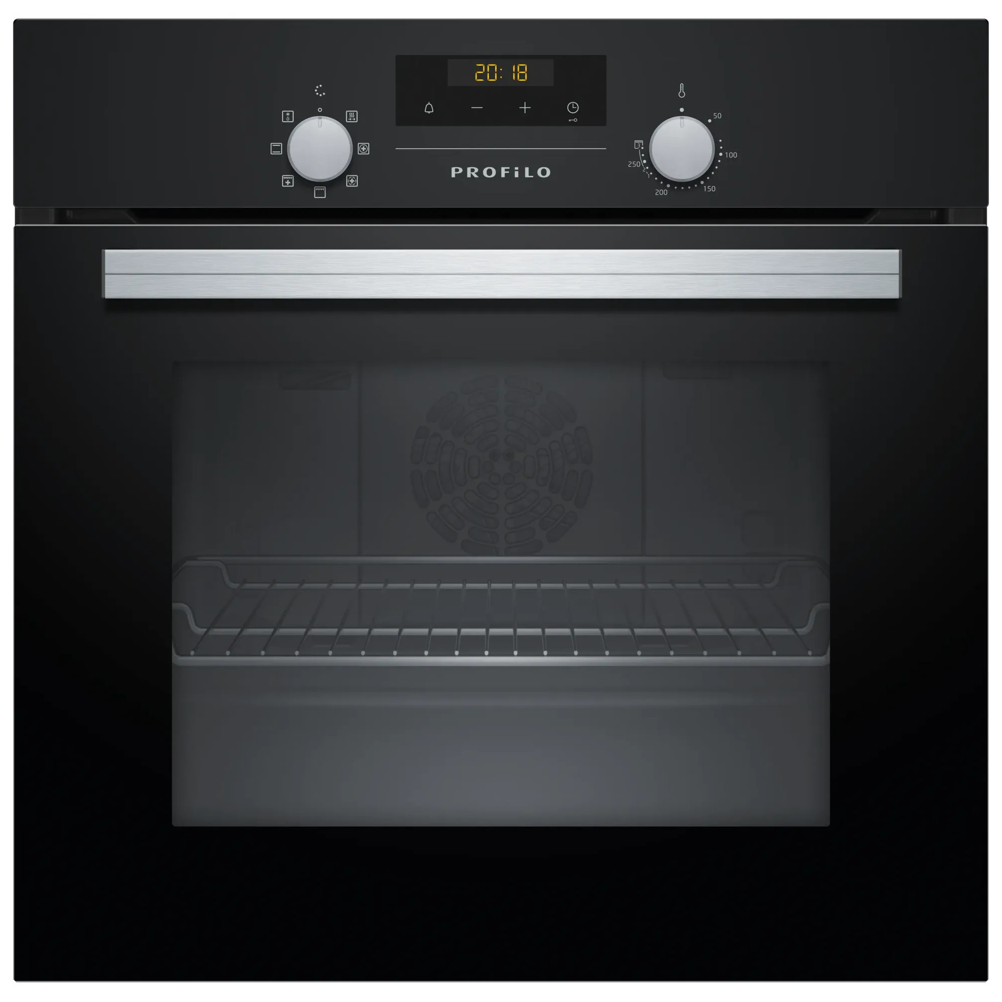 Profilo FRTA122S 66 Lt 6 Programlı Siyah Ankastre Fırın