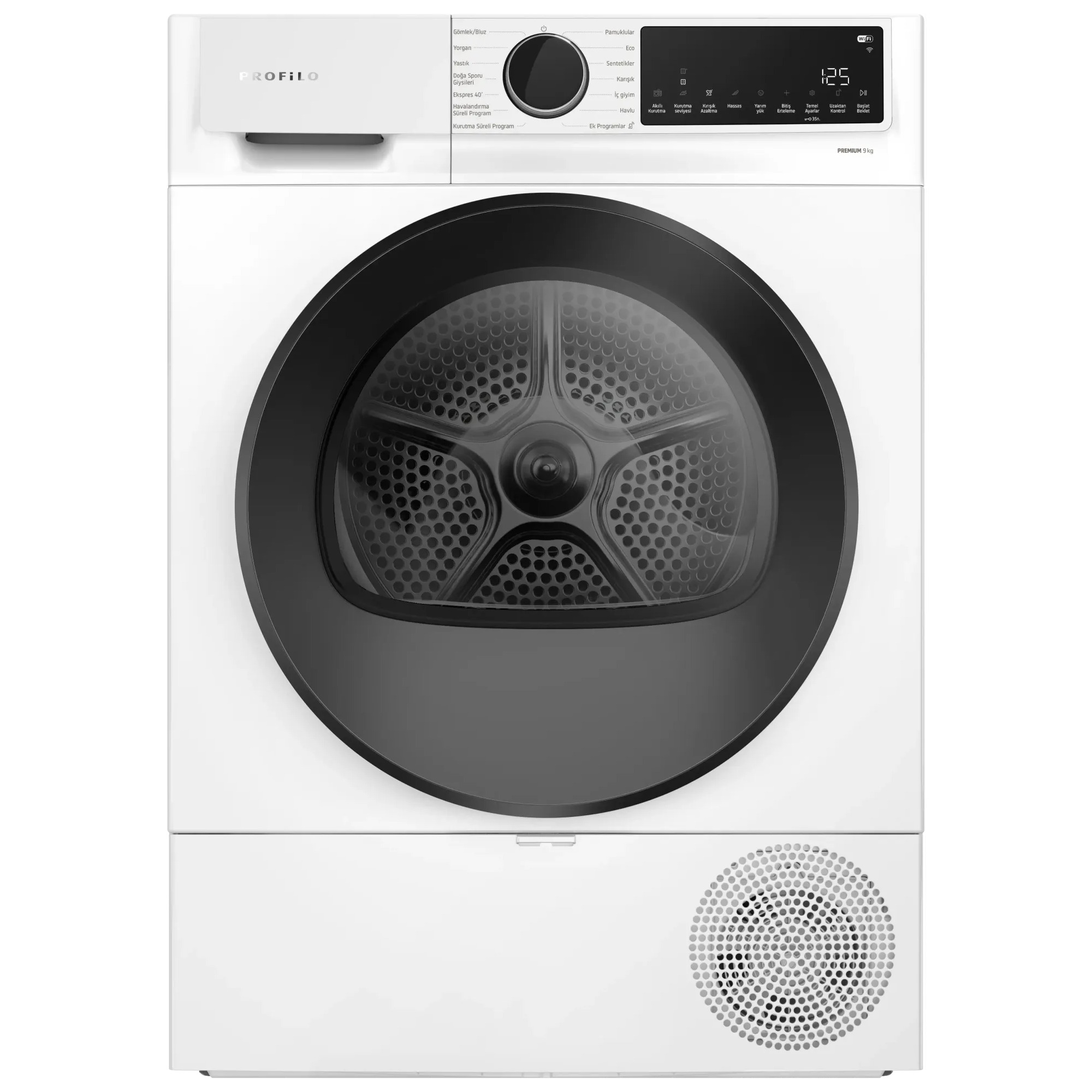 Profilo KM09611JTR D Enerji Sınıfı 9 Kg Isı Pompalı Çamaşır Kurutma Makinesi