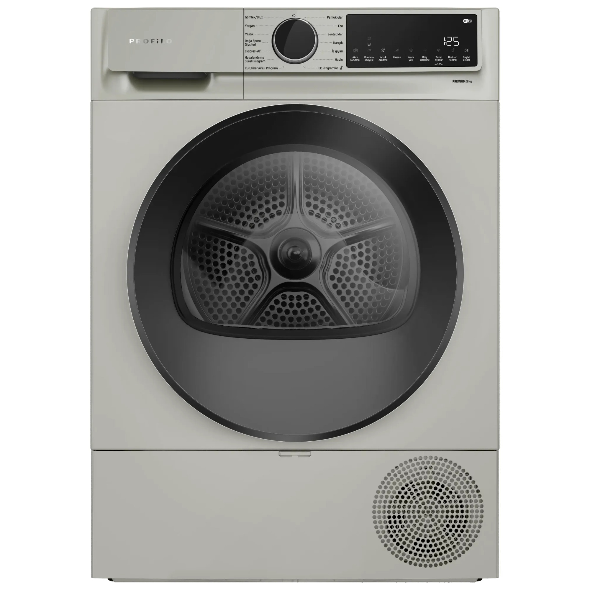 Profilo KM0961XJTR D Enerji Sınıfı 9 Kg Isı Pompalı Çamaşır Kurutma Makinesi