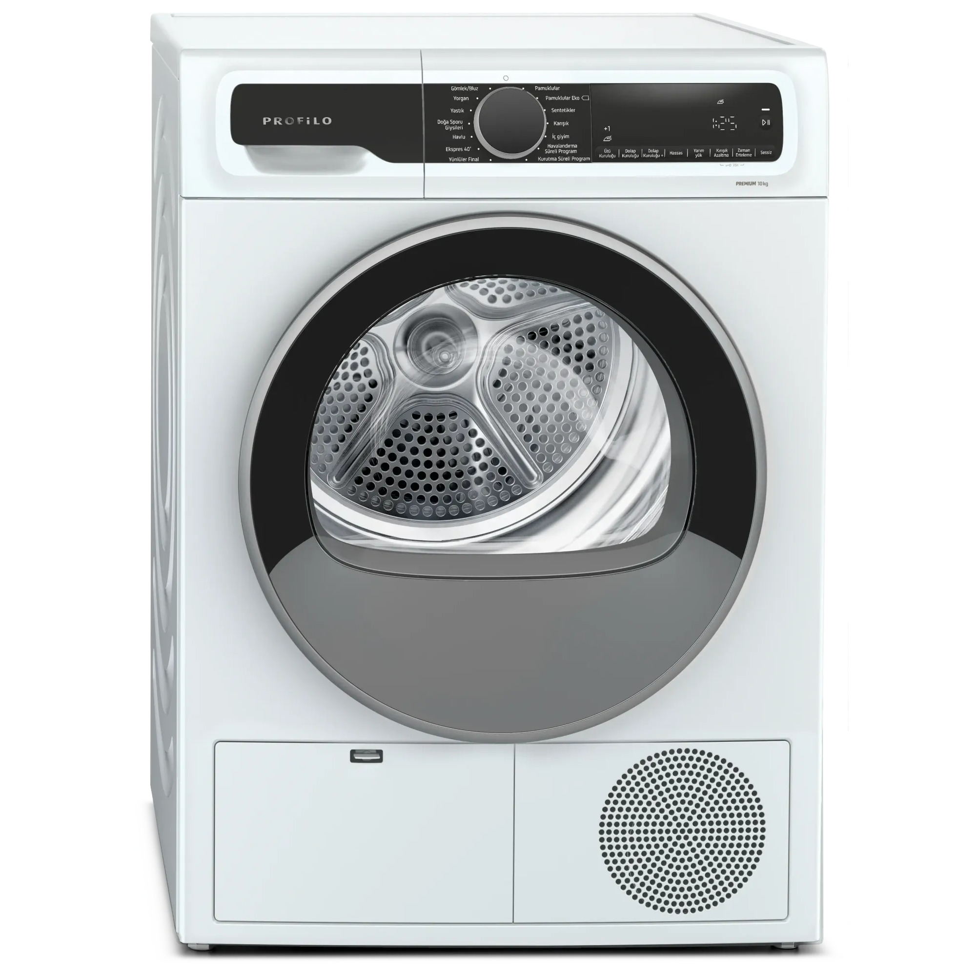 Profilo KM10610CTR E Enerji Sınıfı 10 Kg Isı Pompalı Çamaşır Kurutma Makinesi