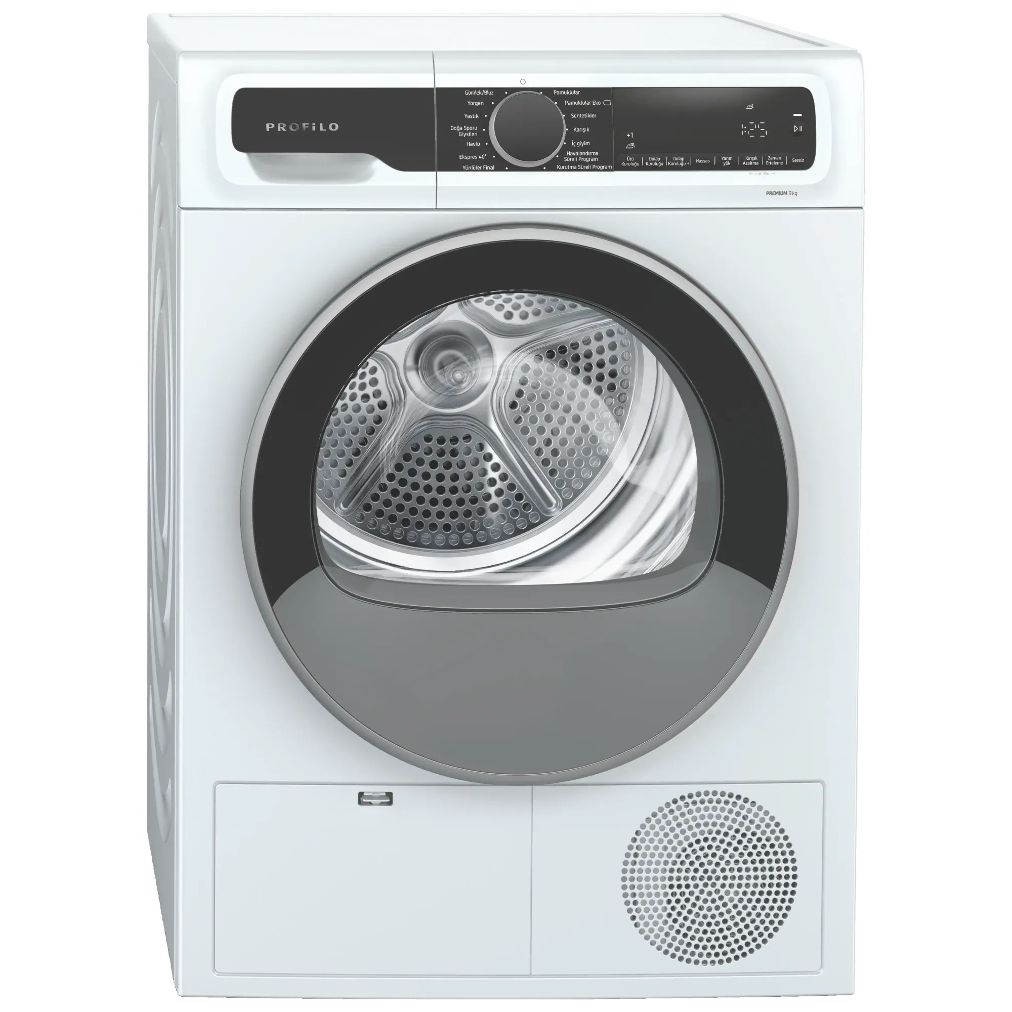 Profilo KM9610CTR E Enerji Sınıfı 9 Kg Isı Pompalı Çamaşır Kurutma Makinesi