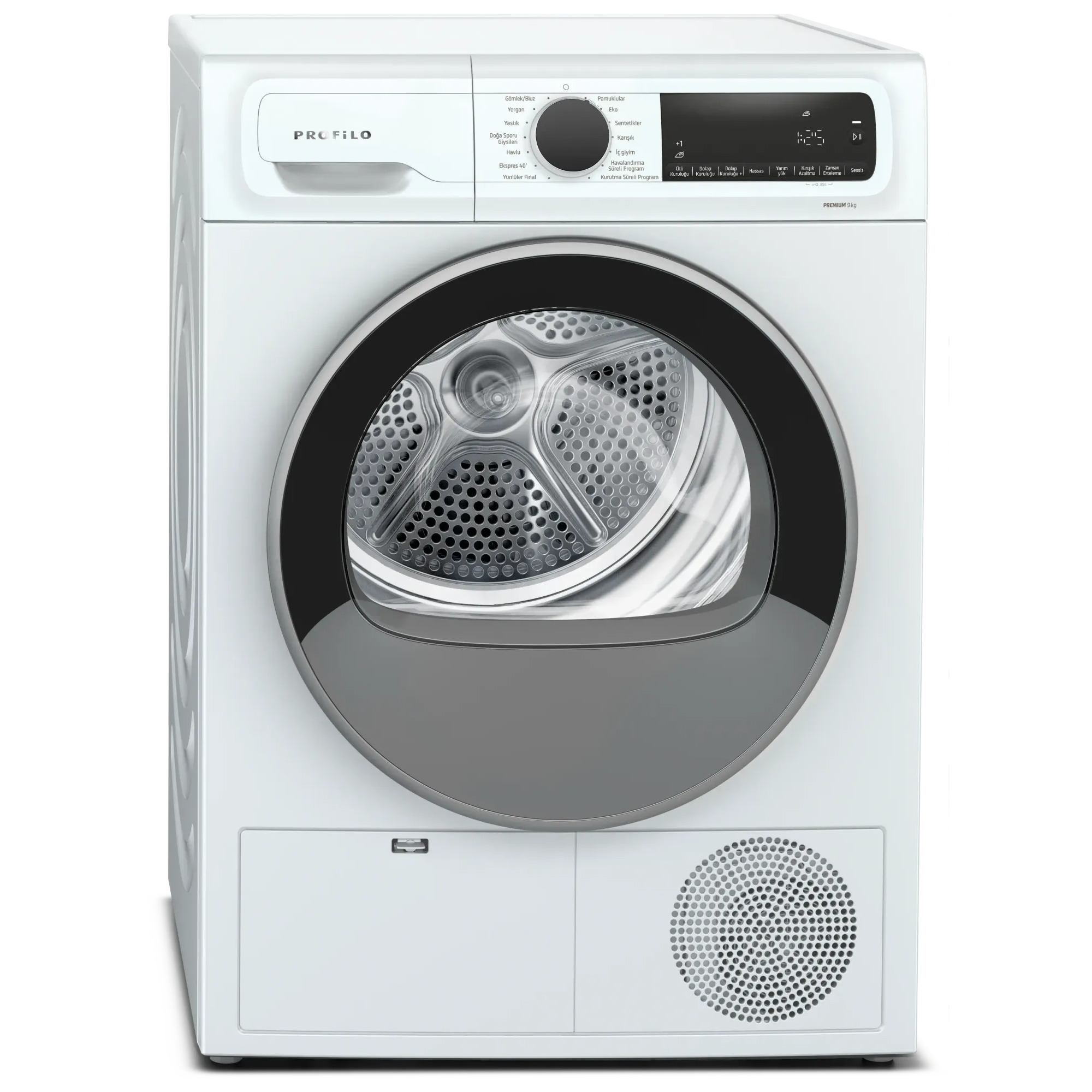 Profilo KM9611CTR D Enerji Sınıfı 9 Kg Isı Pompalı Çamaşır Kurutma Makinesi